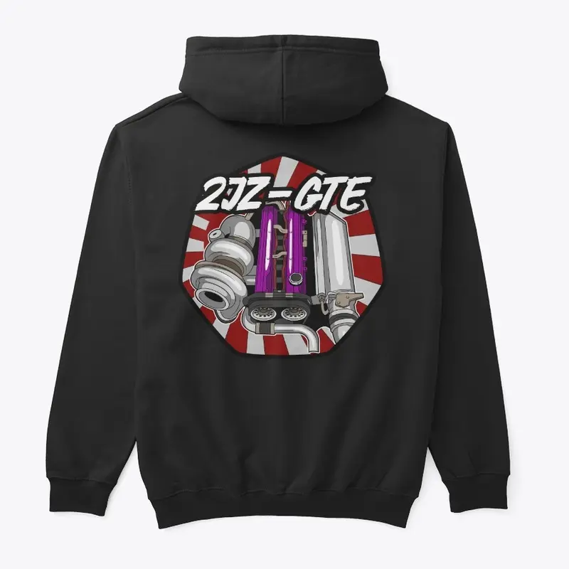 2JZ-GTE Engine Hoodie